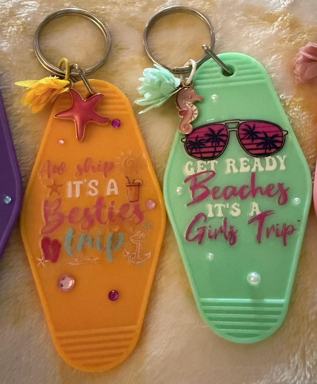 Hotel Keychains- Girls Trip set of 5